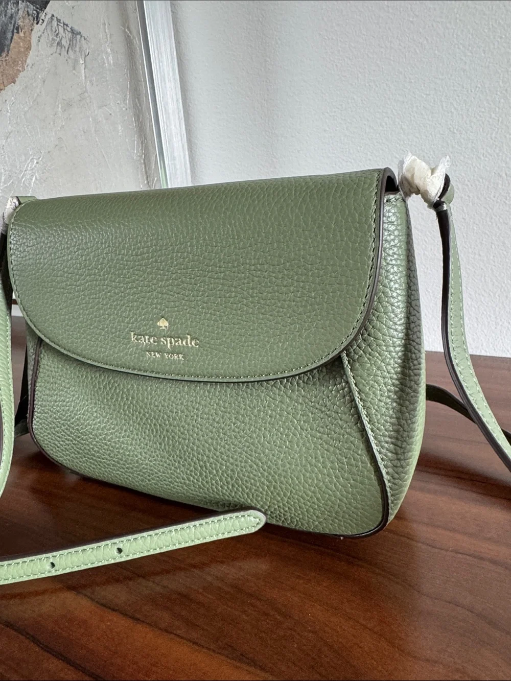 Kate Spade Cedar Green Monica Small Crossbody Bag NWT $259